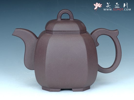 紫砂壶图片：福临八方壶 - 美壶网