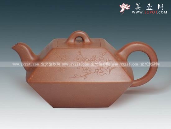 紫砂壶图片：四方合斗 - 美壶网