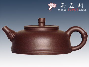 紫砂壶图片：竹韵 - 美壶网