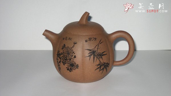 紫砂壶图片：瓜蔓 - 美壶网