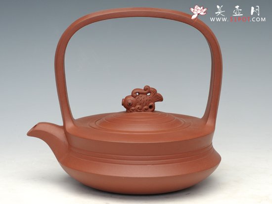 紫砂壶图片：有余提梁 - 美壶网