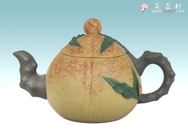 紫砂壶图片：猴桃 160CC - 美壶网