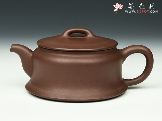紫砂壶图片：扁钟 - 美壶网