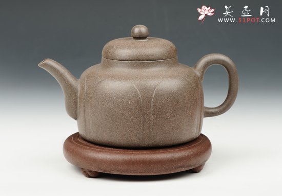 紫砂壶图片：六班缘囊 - 美壶网