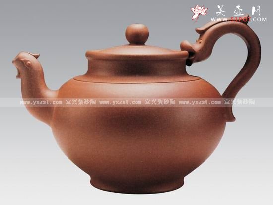 紫砂壶图片：龙飞凤舞壶 - 美壶网