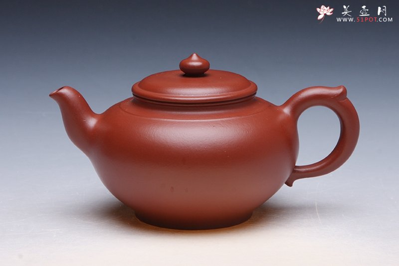 紫砂壶图片：笑樱壶 大红袍 - 美壶网
