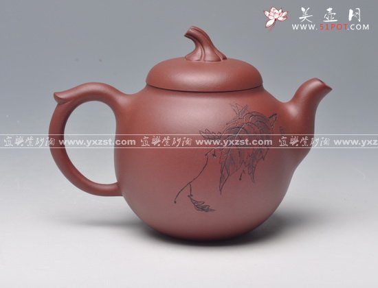 紫砂壶图片：三脚乳鼎 - 美壶网