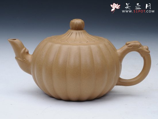 紫砂壶图片：龙菊 280CC - 美壶网