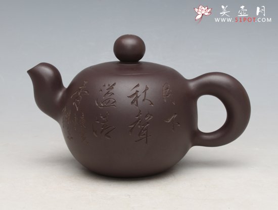 紫砂壶图片：一粒珠 - 美壶网