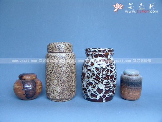 紫砂壶图片：茶叶罐 - 美壶网
