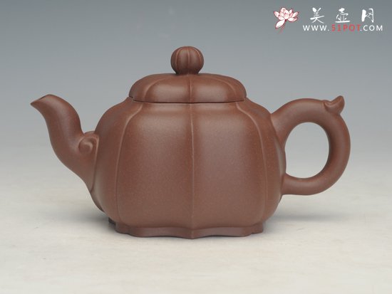 紫砂壶图片：菱花如意 - 美壶网