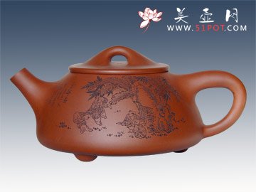 紫砂壶图片：大石瓢 - 美壶网