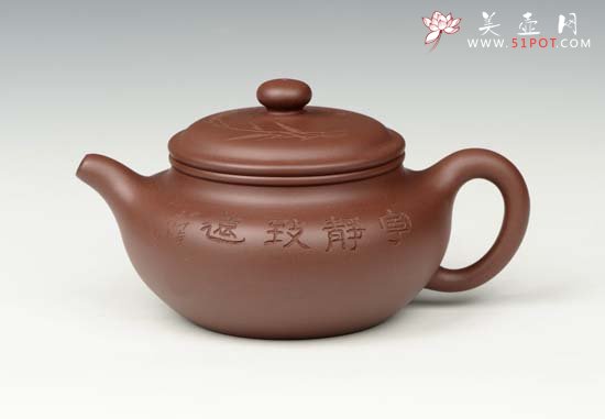 紫砂壶图片：扁仿古 - 美壶网