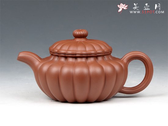 紫砂壶图片：筋纹仿古 - 美壶网