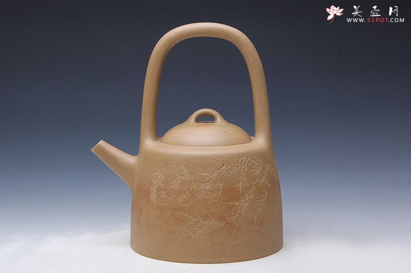 紫砂壶图片：曼生提梁 - 美壶网