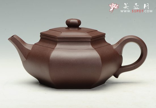 紫砂壶图片：大彬六方2 - 美壶网