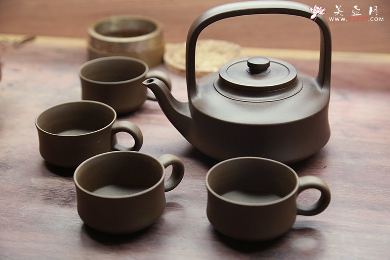 紫砂壶图片：题壁套组 - 美壶网