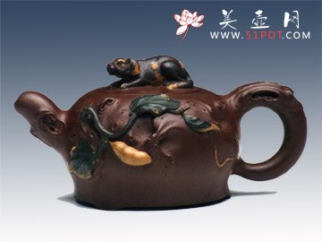 紫砂壶图片：农家福 - 美壶网