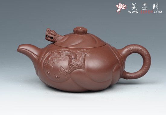 紫砂壶图片：鱼化龙4 - 美壶网