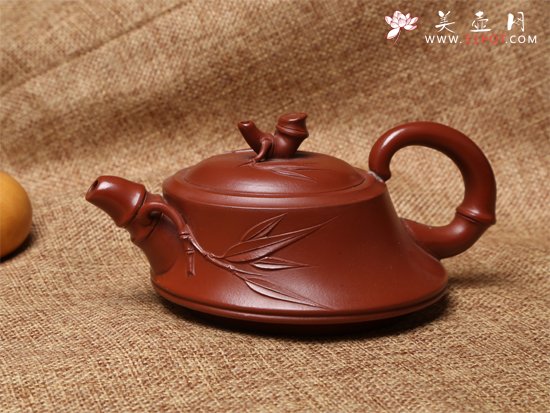 紫砂壶图片：竹韵 - 美壶网