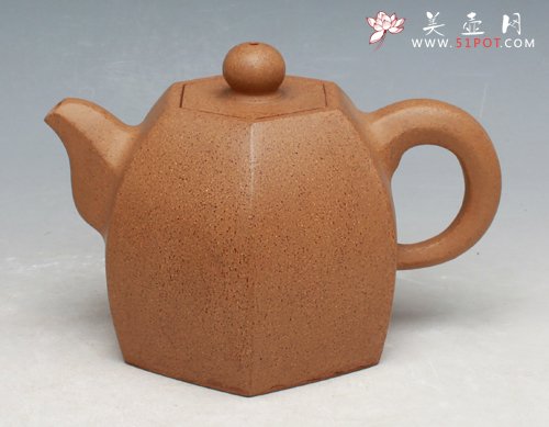 紫砂壶图片：六方秦权 - 美壶网