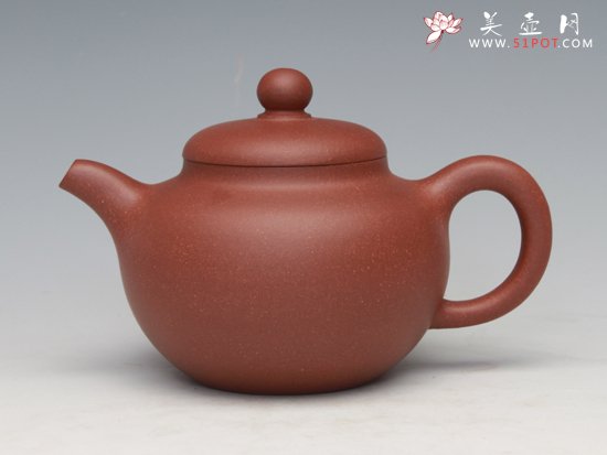 紫砂壶图片：掇圆壶（程艳 制） - 美壶网