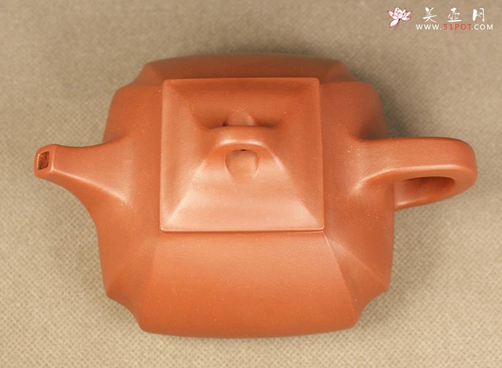 紫砂壶图片：抽角石瓢 - 美壶网