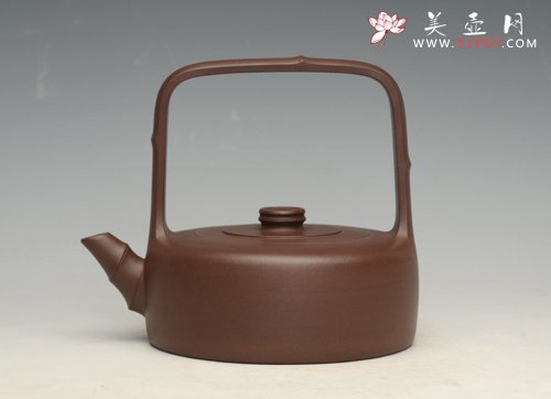 紫砂壶图片：韵竹提梁 - 美壶网