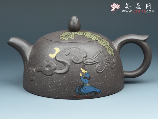紫砂壶图片：拜月 - 美壶网