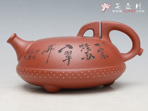 紫砂壶图片：梦石瓢 - 美壶网