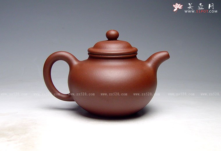 紫砂壶图片：全手工《掇球》泥料：原矿底糟青 容量：450cc 成型：全手工制作 - 美壶网