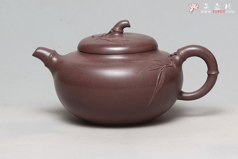 紫砂壶图片：圆竹壶 - 美壶网