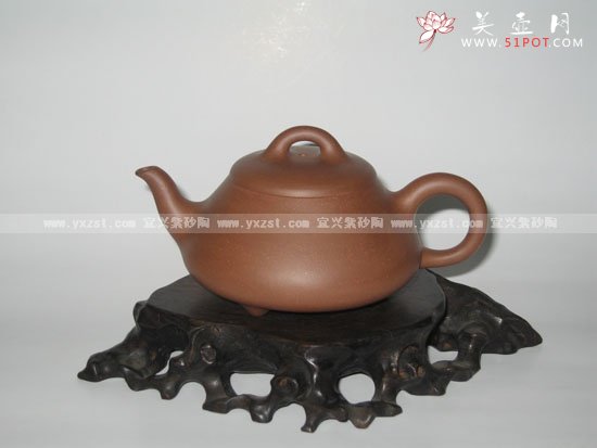 紫砂壶图片：三弯石瓢 - 美壶网