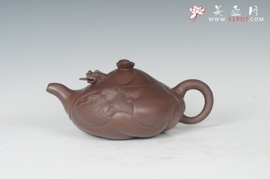 紫砂壶图片：鱼化龙 - 美壶网