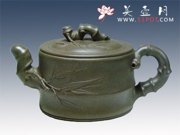 紫砂壶图片：大竹段 - 美壶网