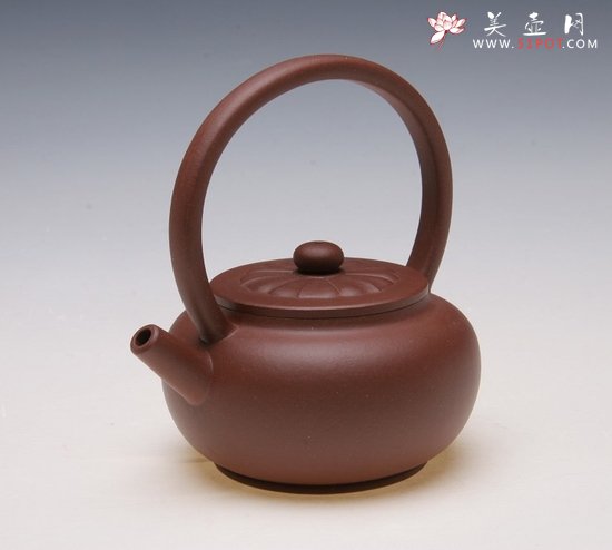 紫砂壶图片：花盖提梁 - 美壶网