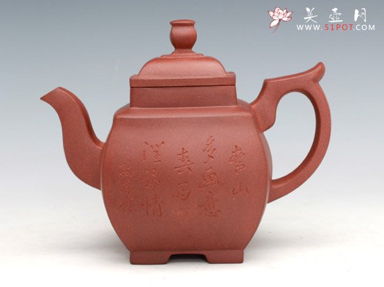 紫砂壶图片：紫玉樽 - 美壶网