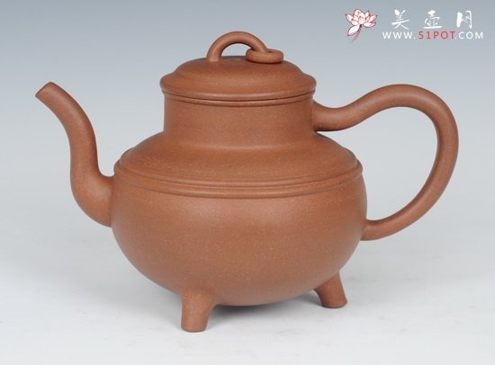 紫砂壶图片：三足串顶 拷贝 - 美壶网