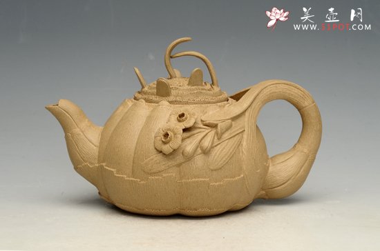 紫砂壶图片：水仙花 - 美壶网