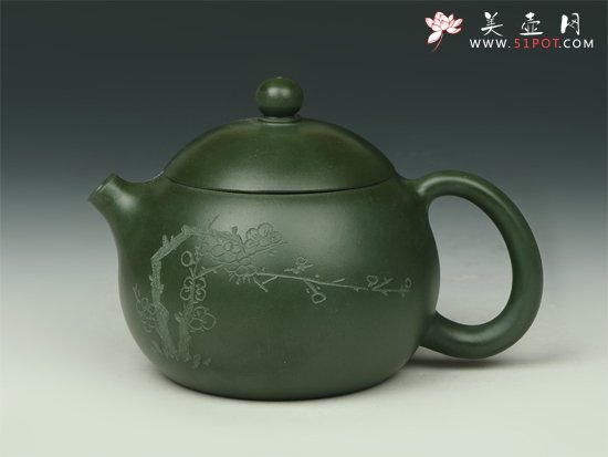 紫砂壶图片：倒把西施（梅兰竹菊） - 美壶网