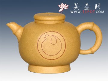 紫砂壶图片：新圆生肖壶200CC - 美壶网