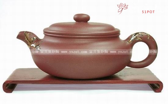 紫砂壶图片：点彩仿古 - 美壶网