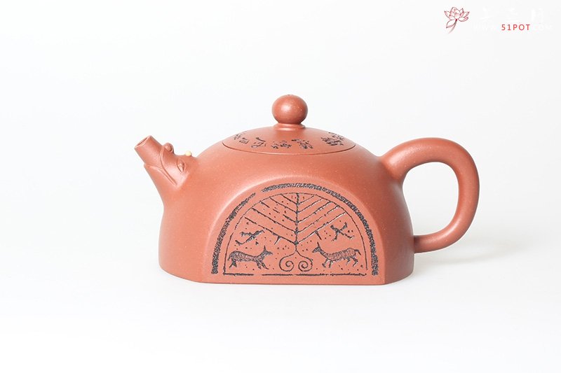 紫砂壶图片：神龙瓦当 - 美壶网