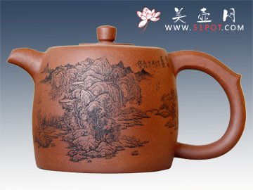 紫砂壶图片：井栏容量四千cc - 美壶网