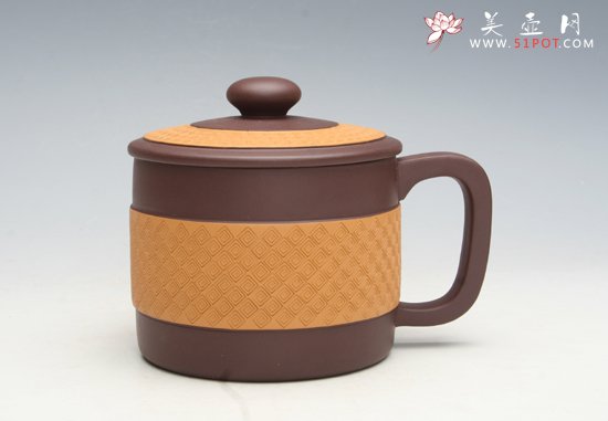 紫砂壶图片：回纹杯 - 美壶网