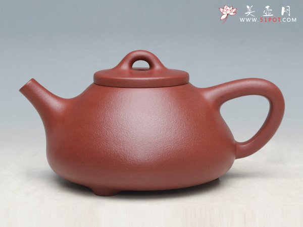 紫砂壶图片：石 瓢（全手工）（紫泥） - 美壶网