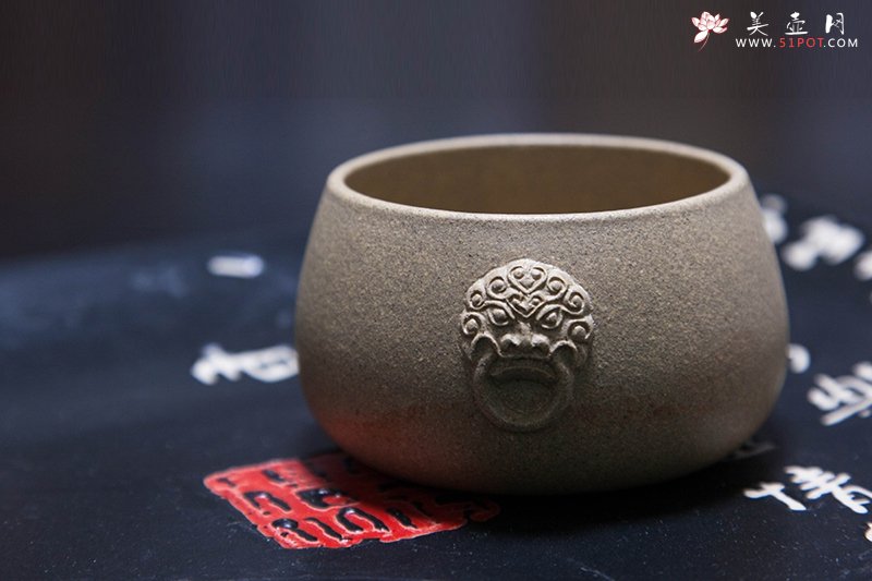 紫砂壶图片：兽耳杯 - 美壶网