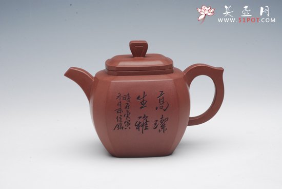 紫砂壶图片：四方切角 - 美壶网