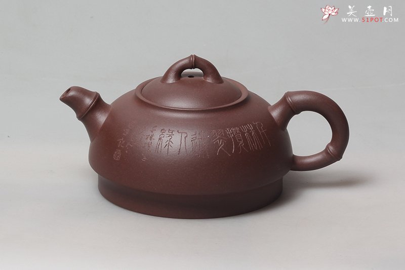 紫砂壶图片：劲竹 - 美壶网