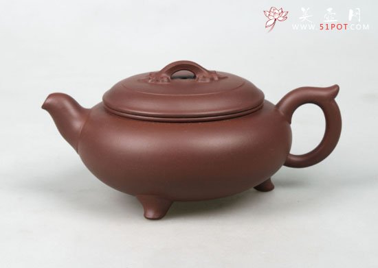 紫砂壶图片：三足如意 - 美壶网